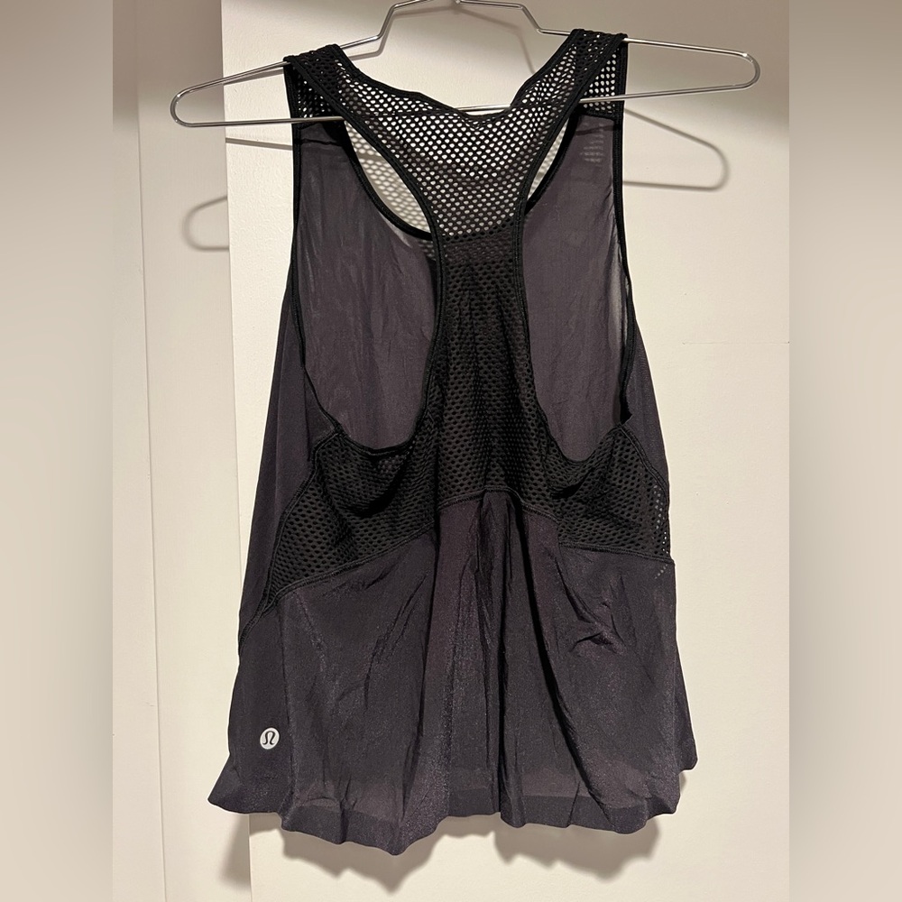 Lululemon sheer mesh workout tank